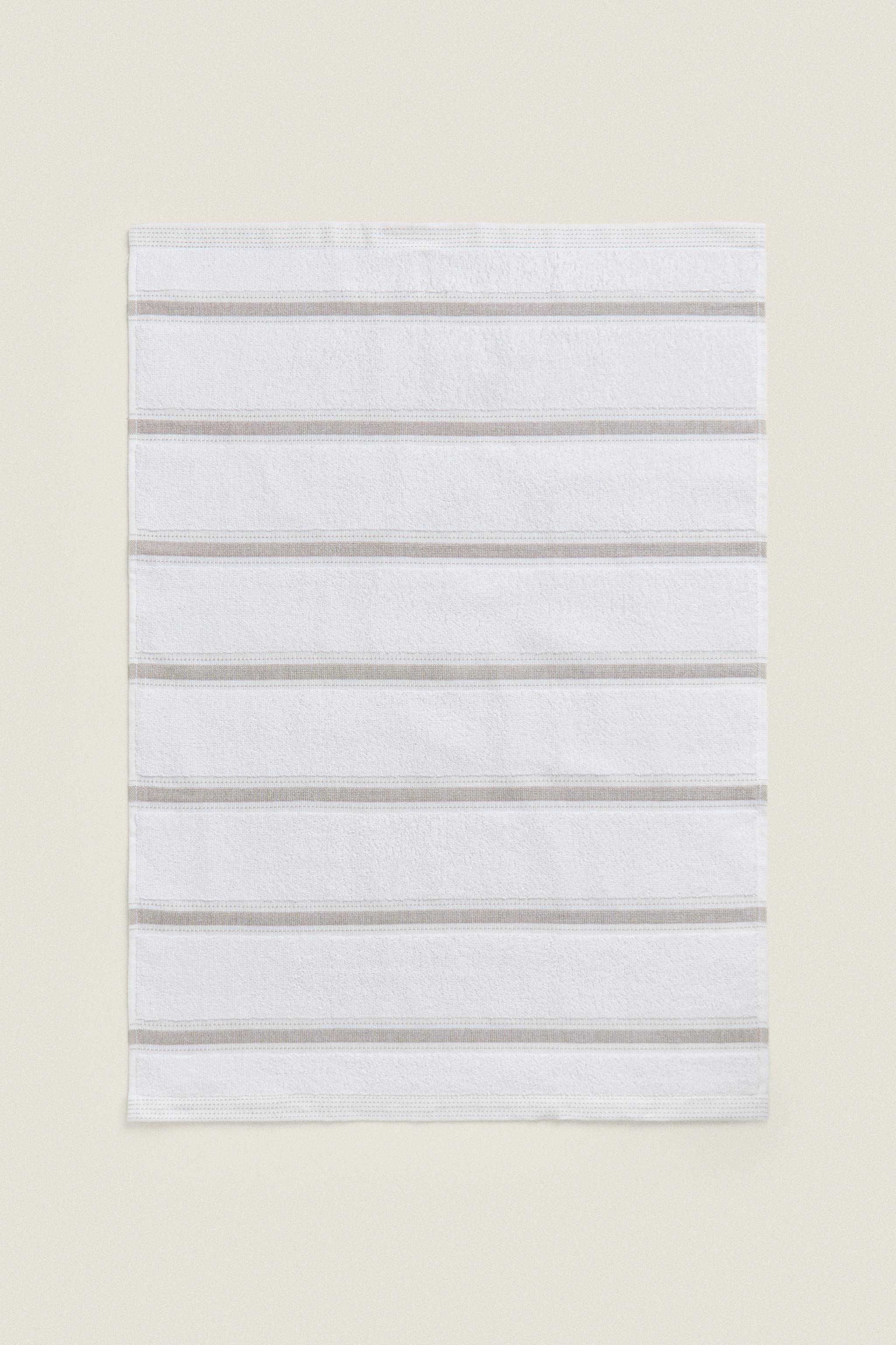 STRIPED COTTON TERRYCLOTH KITCHEN TOWEL